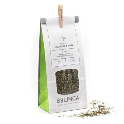 Bylinca Bylinný čaj Meduňka & máta 70g - Maravilla.cz