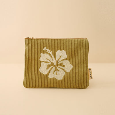 Manšestrová taštička ~ olive