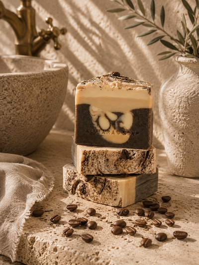 Almara Soap Ručně vyrobené mýdlo Coffee Time