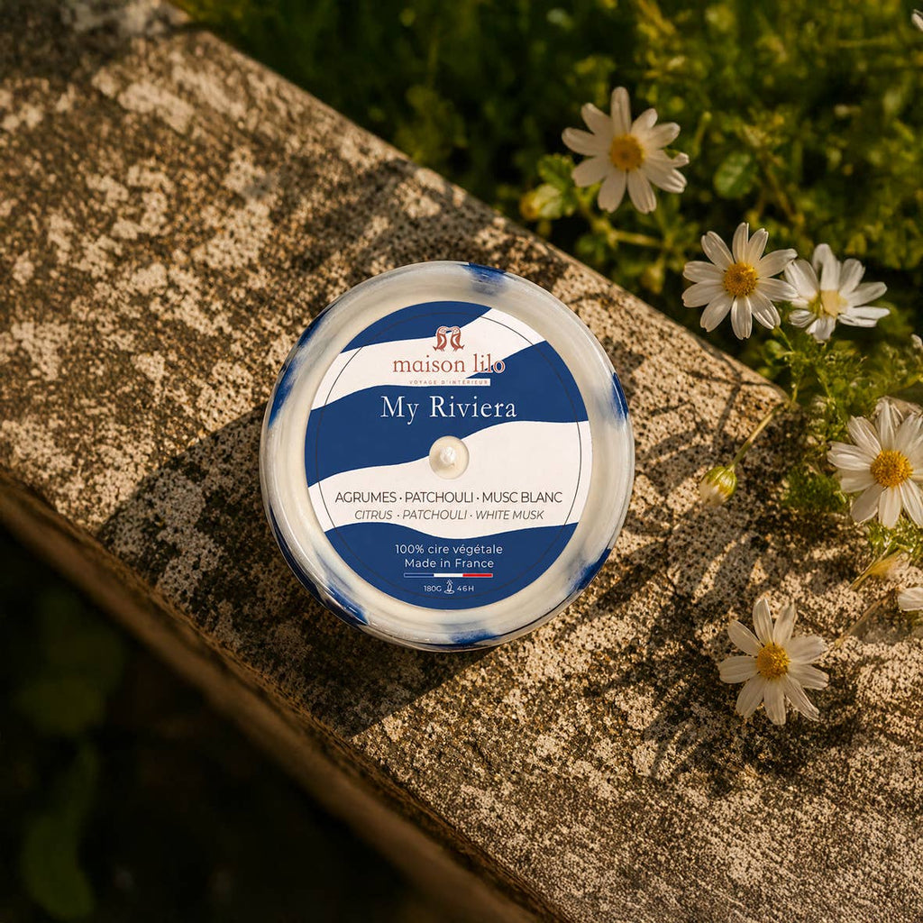 Vonná svíčka My Riviera | Citron, bergamot & pomerančový květ