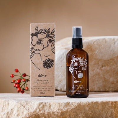 Šípkové pohlazení - Dvoufázová odličovací a čistící emulze pro suchou a citlivou pleť