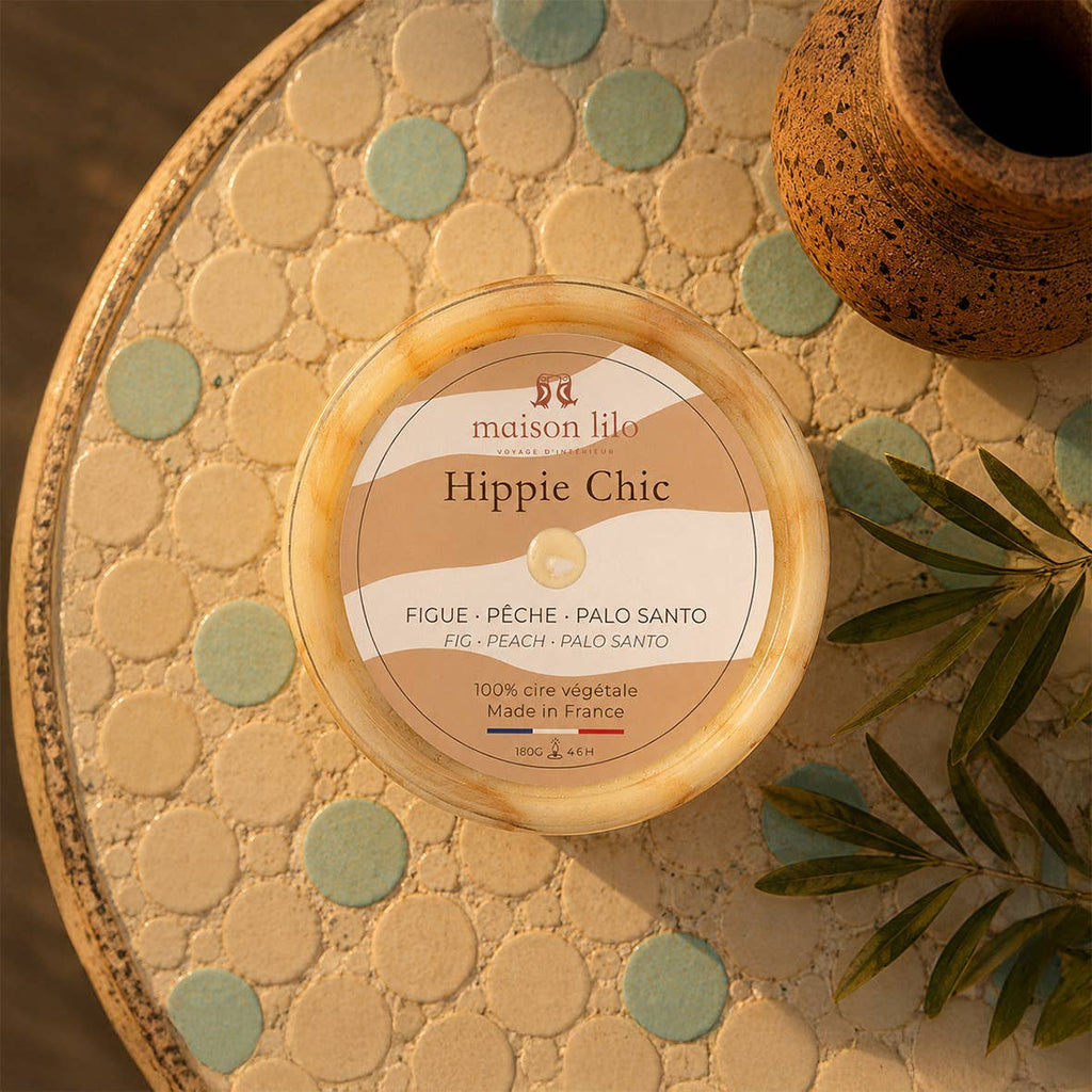 Vonná svíčka Hippie Chic | Fíkový list & palo santo