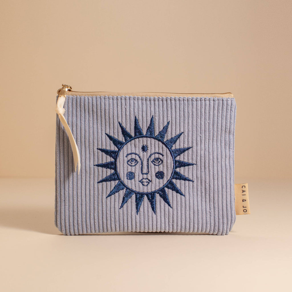 Manšestrová taštička ~ Seafoam Blue