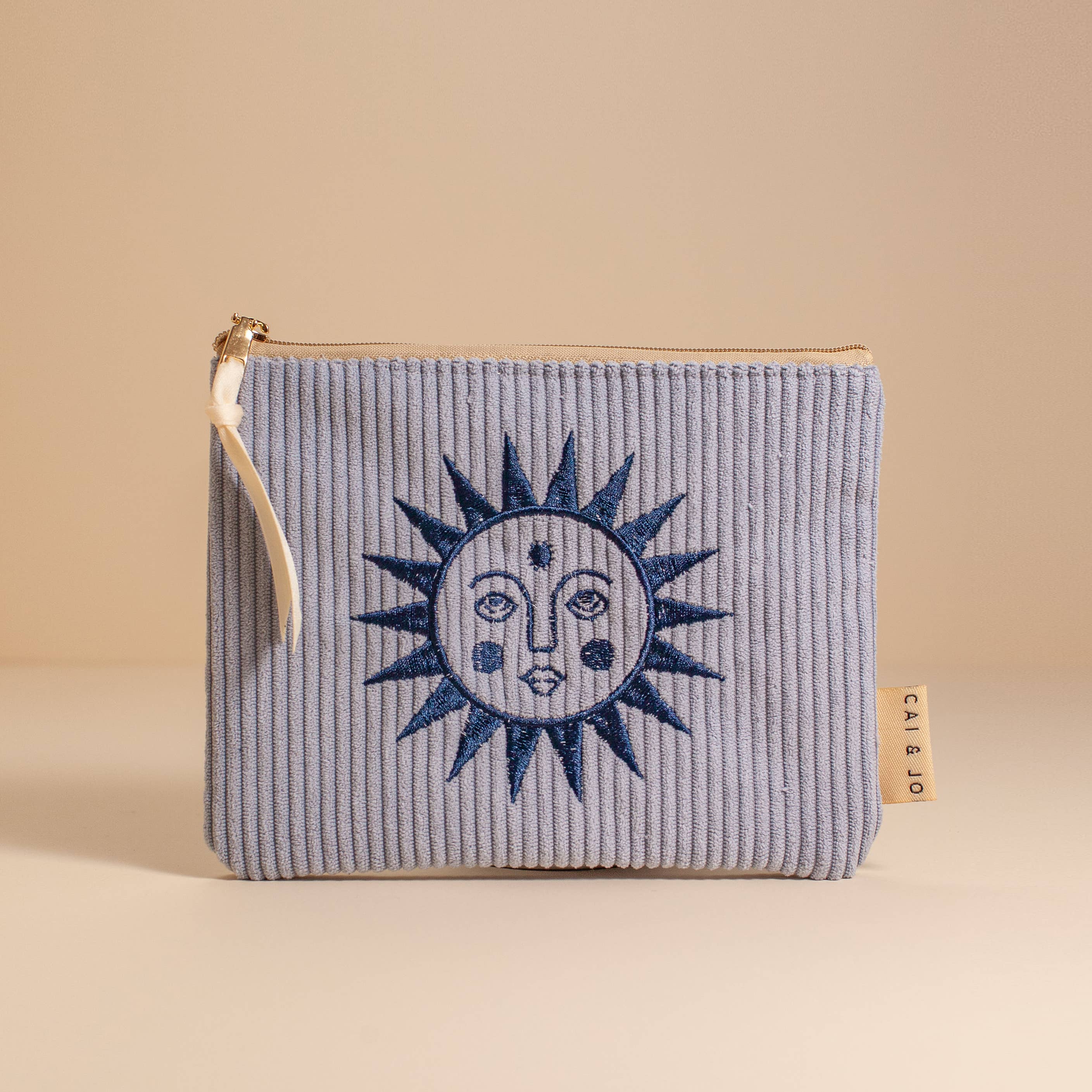 Manšestrová taštička ~ Seafoam Blue