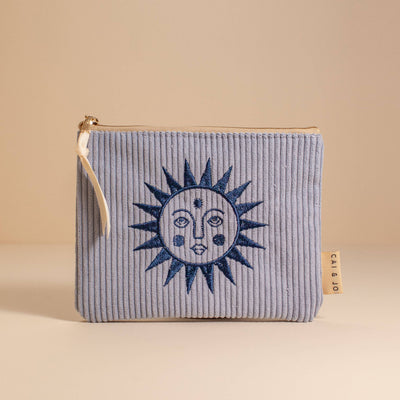 Manšestrová taštička ~ Seafoam Blue