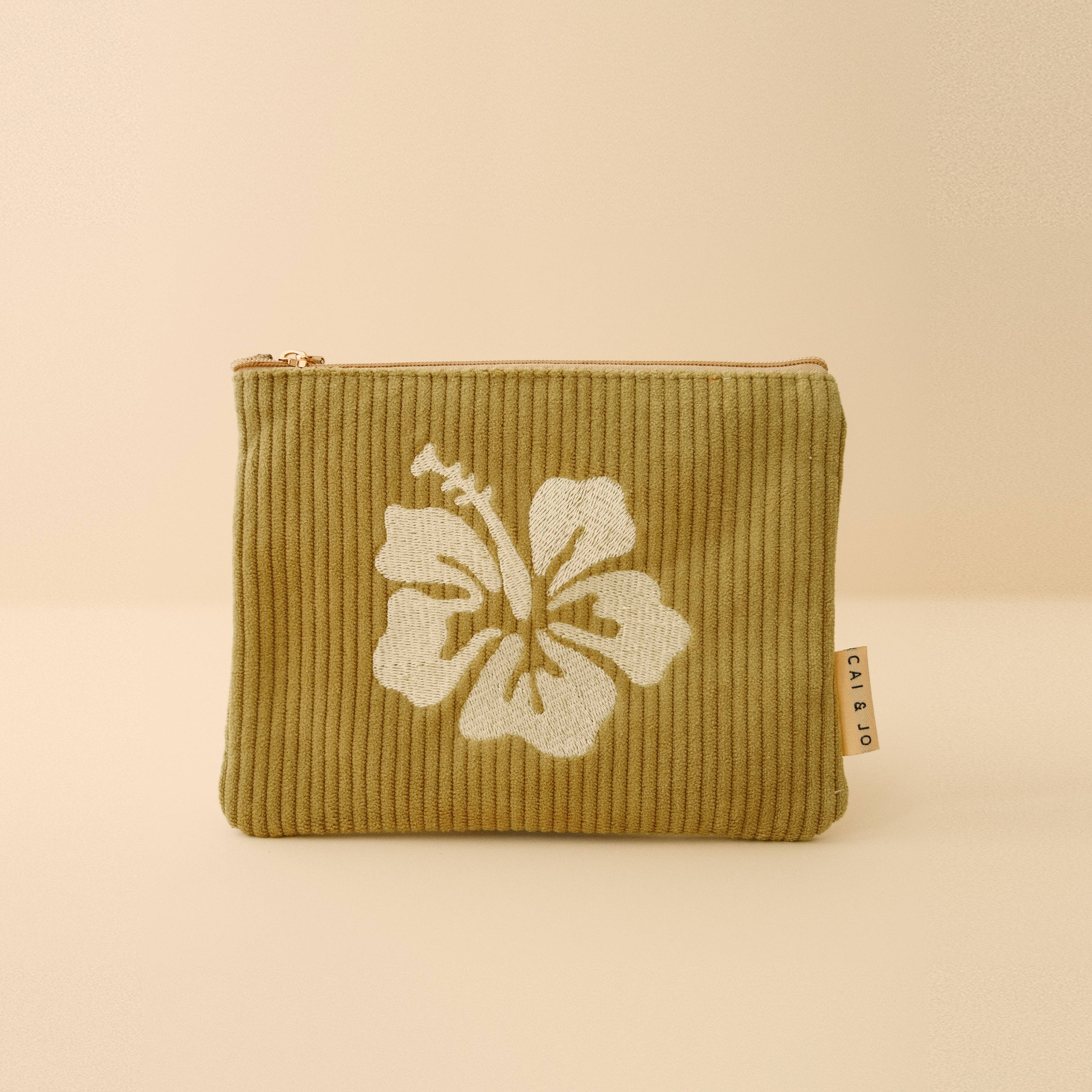 Manšestrová taštička ~ Olive