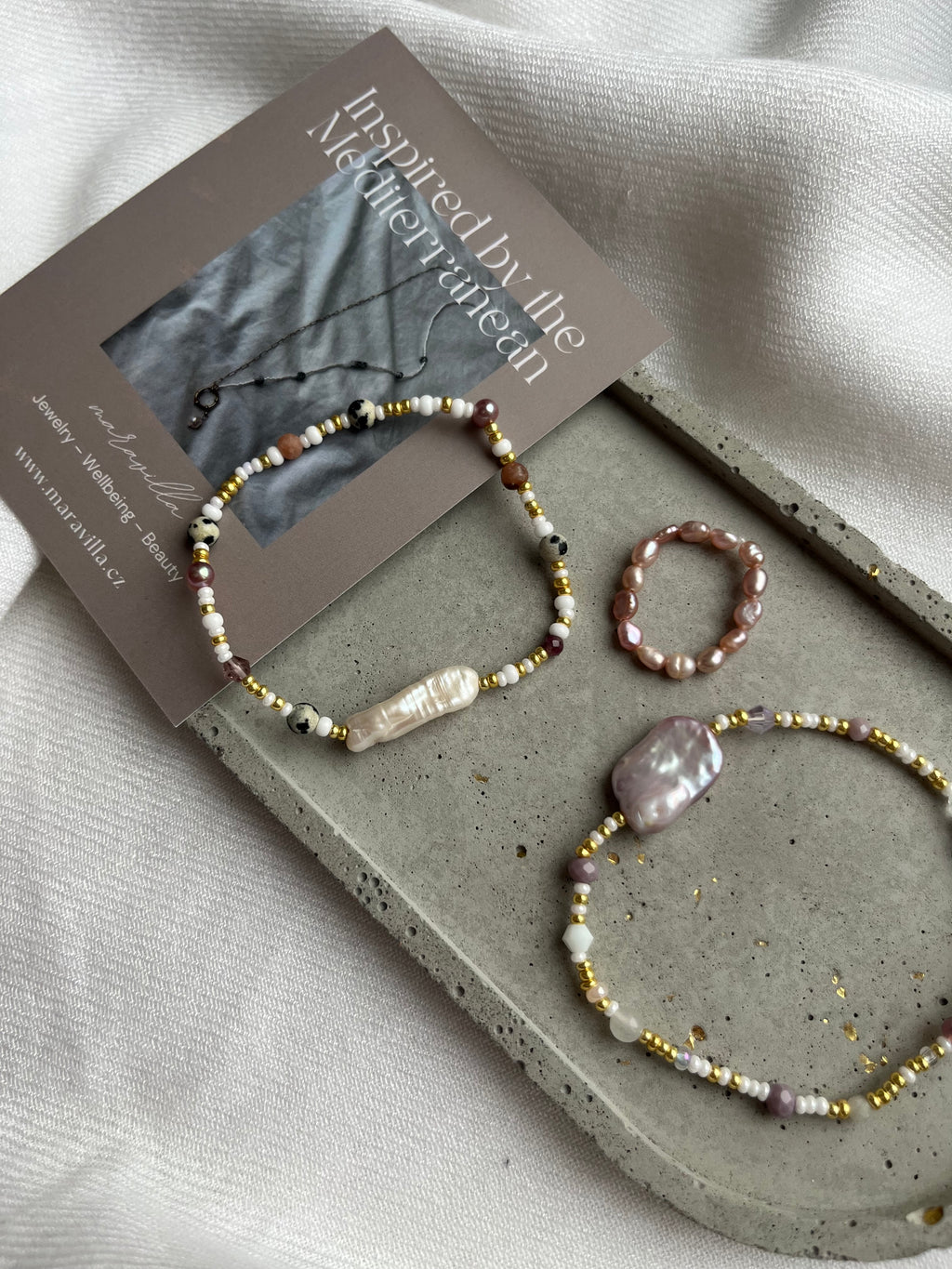 Prstýnek la perla rosa