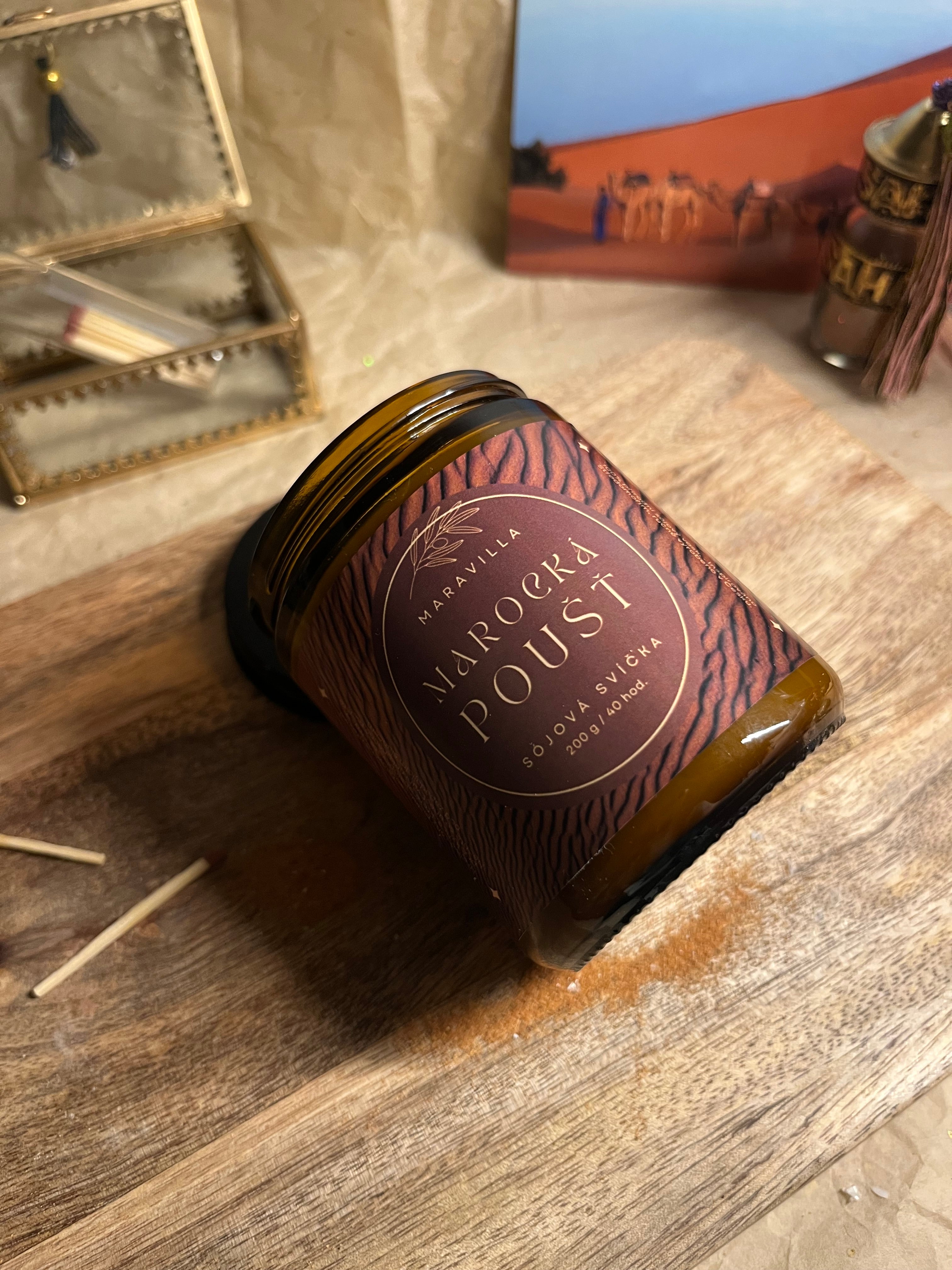 Svíčka Marocká poušť, 200 g