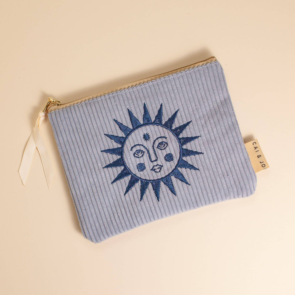 Manšestrová taštička ~ Seafoam Blue