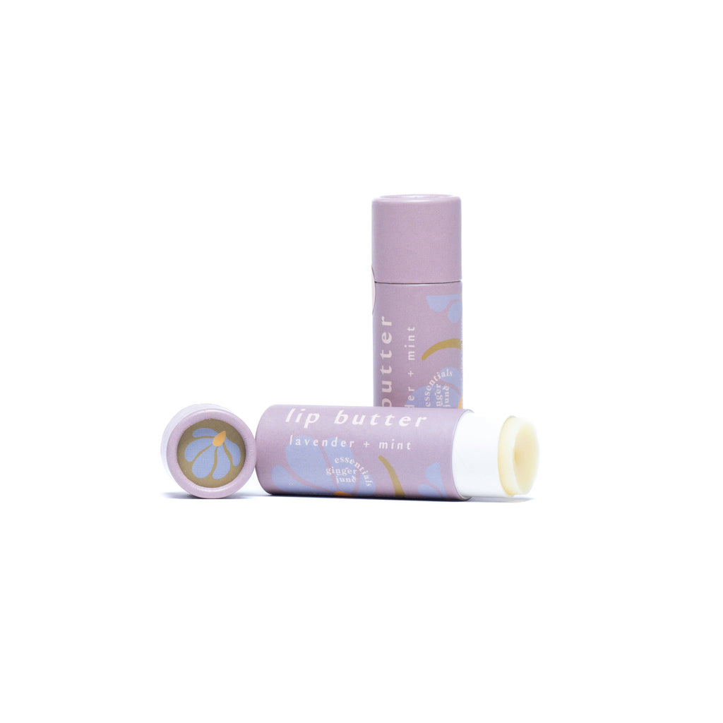 Lip Butter – levandule a máta | vyživující balzám na rty s olivovým skvalanem