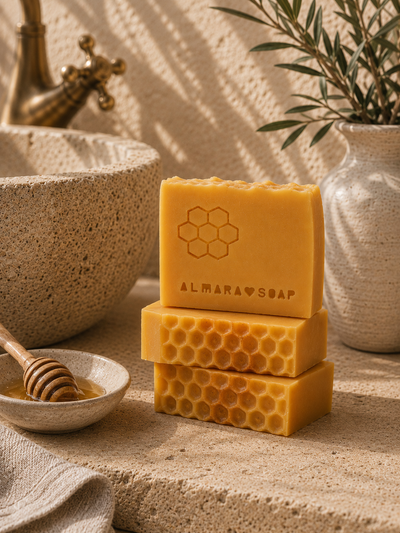 Almara Soap Ručně vyrobené mýdlo Medový květ