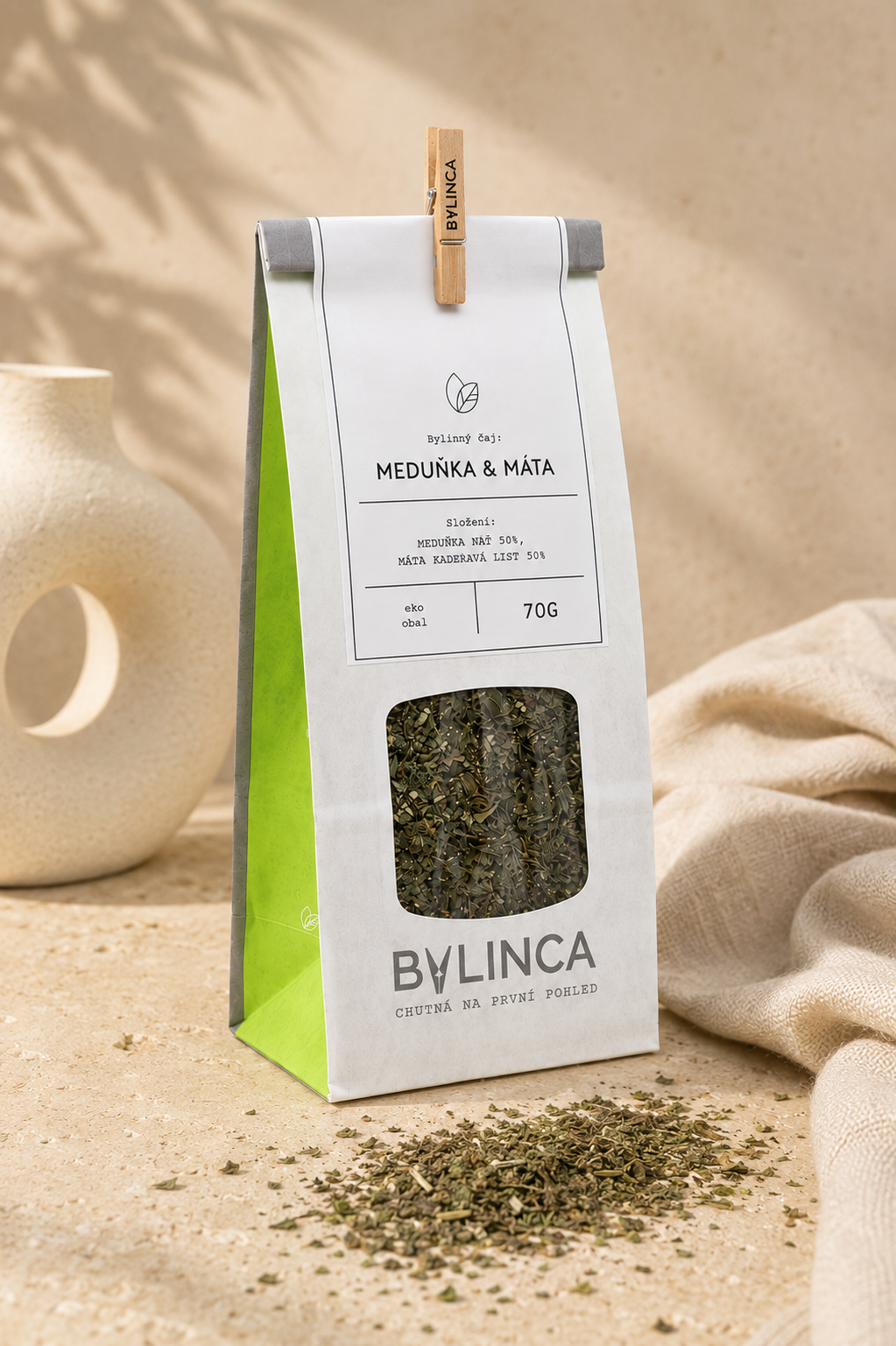 Bylinca Bylinný čaj Meduňka & máta 70g