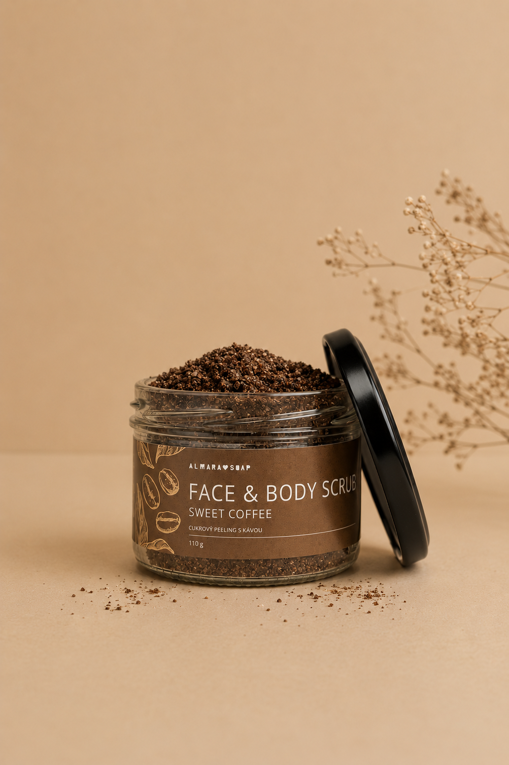 Prírodný kávový scrub Sweet Coffee