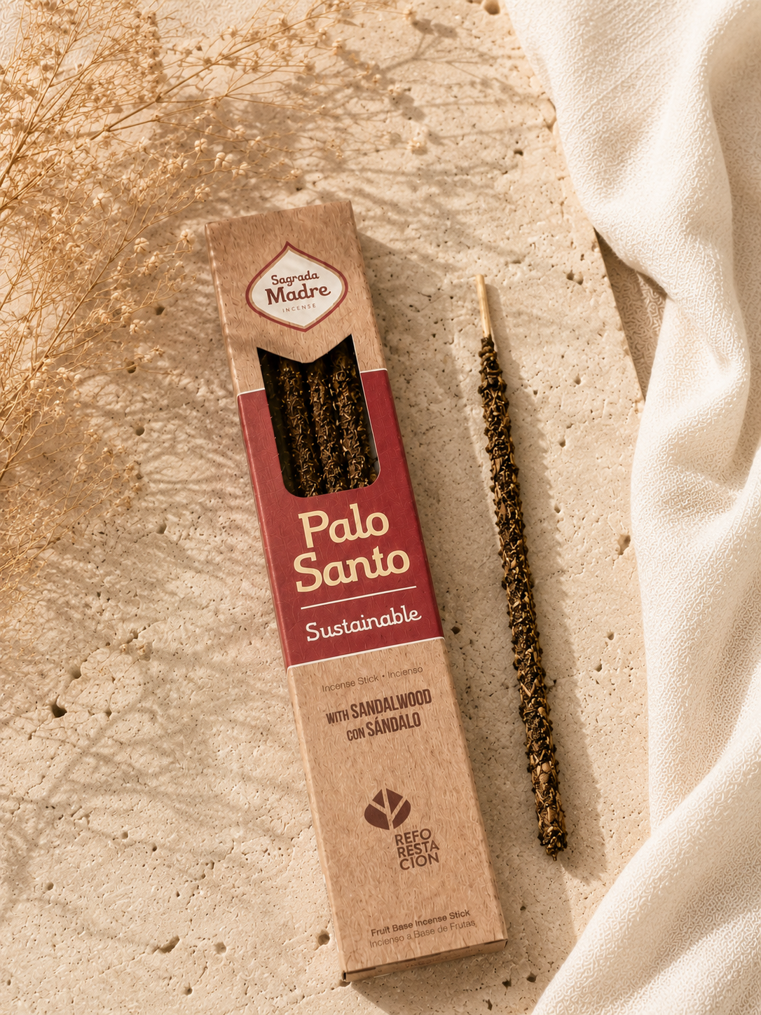Vonné vykuřovací tyčinky Sagrada Madre Palo Santo & santalové dřevo